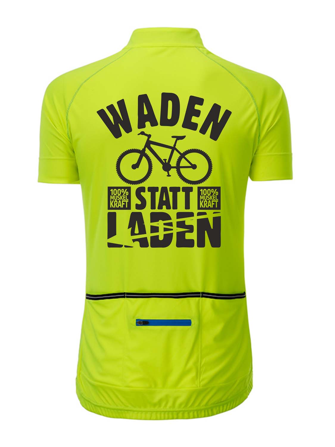 Herren Rad-Trikot Fullzip "Waden statt Laden" JN516WL