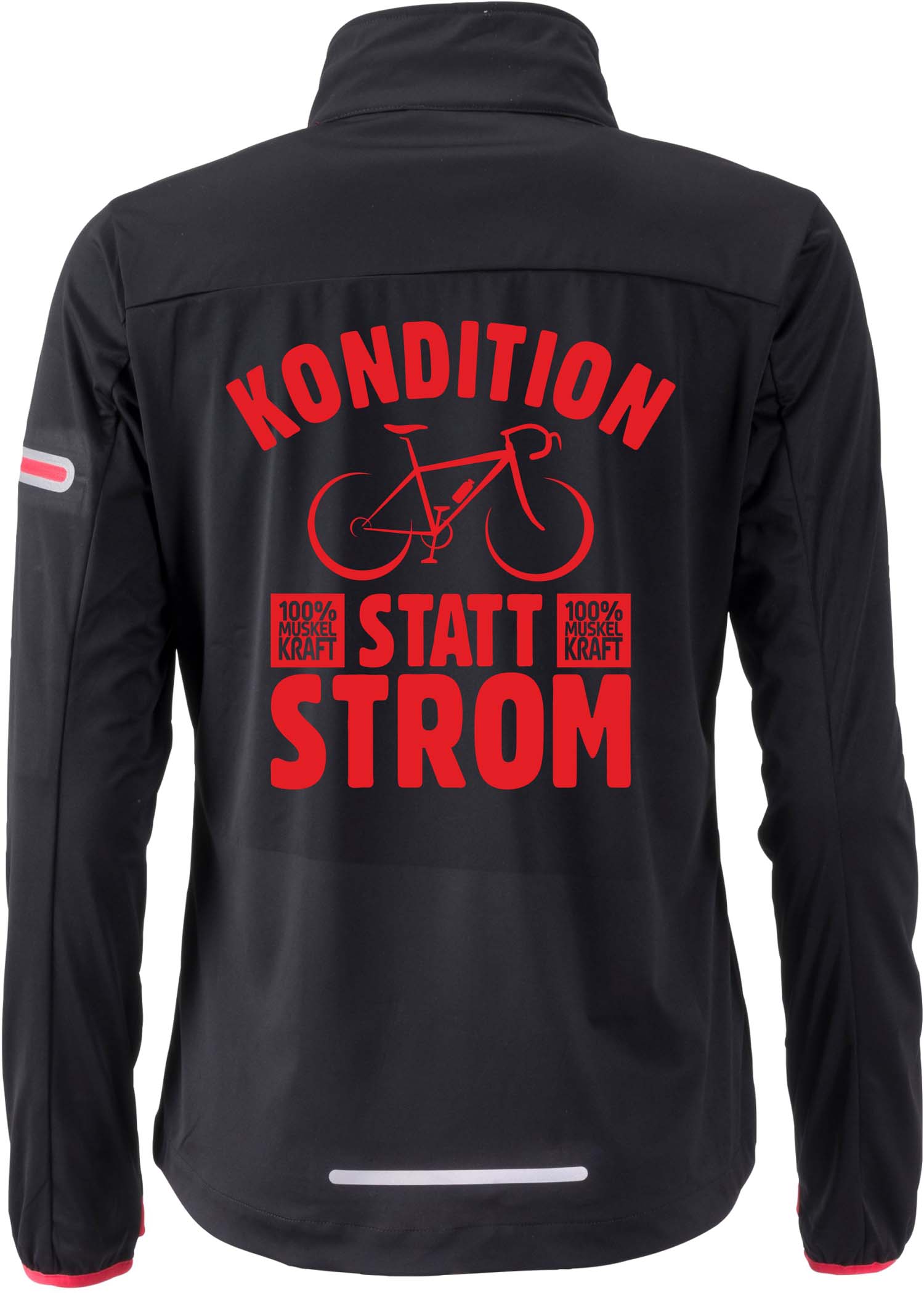 Damen Softshell-Radjacke "Kondition statt Strom" JN1125KS