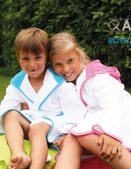 A&R Kids-Bademantel mit Name und Sternzeichen bestickt