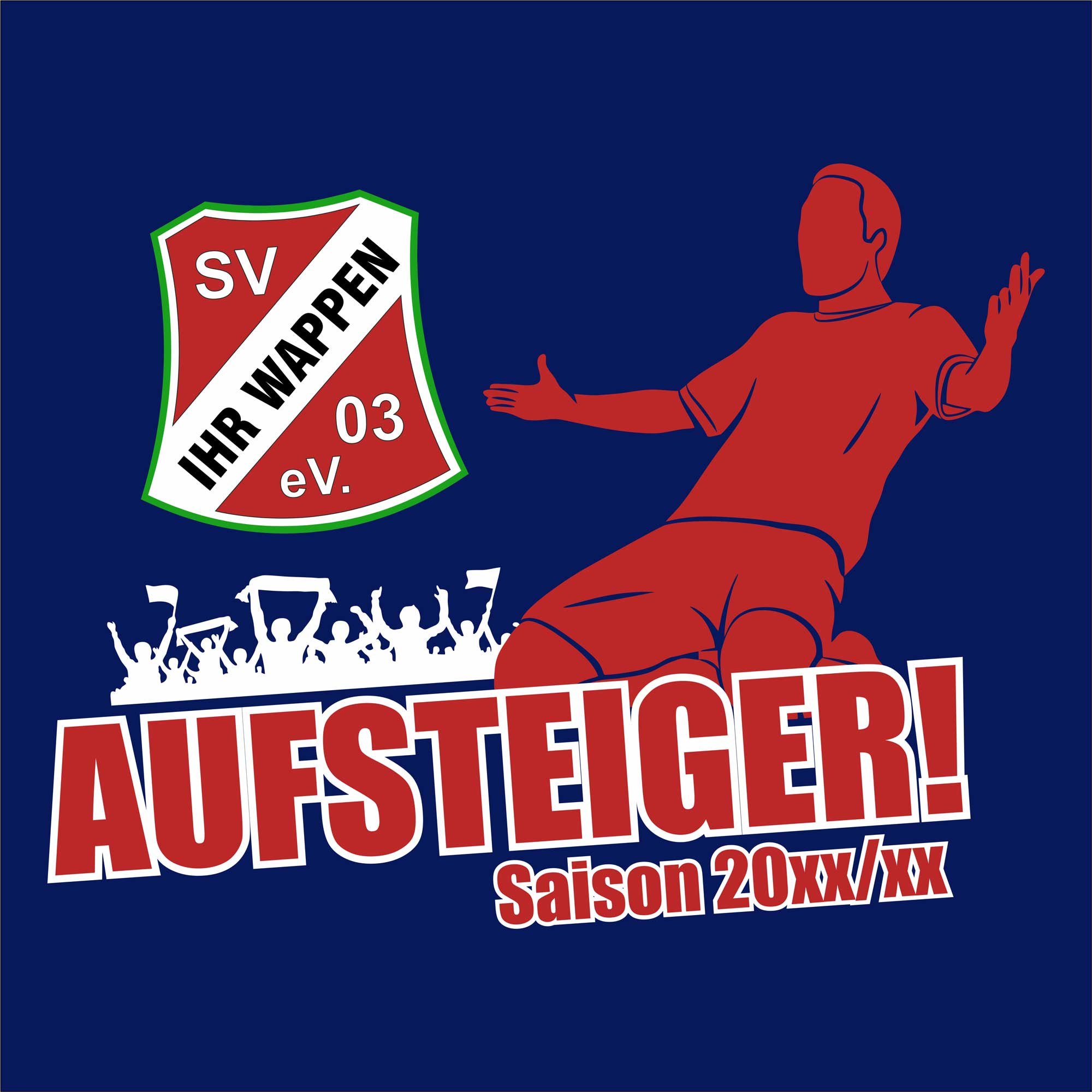 Motiv "Aufsteiger knieend"