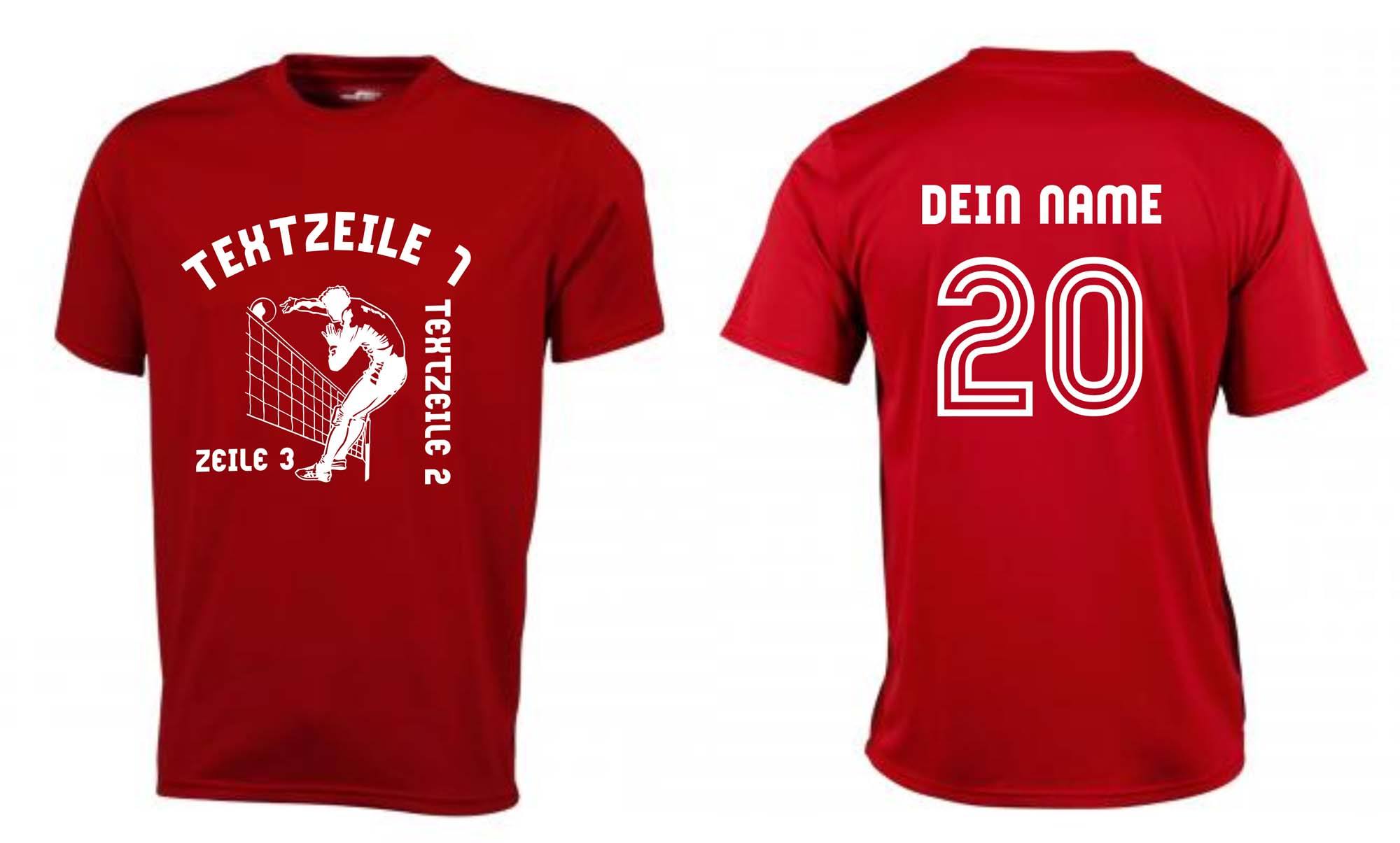 Meistershirt Volleyball ACTIV mit beidseitigem Druck
