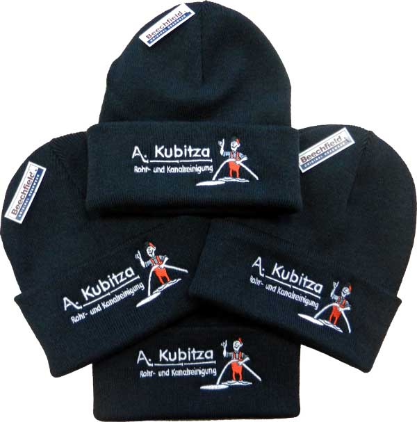 Beanie mit Logo bestickt Beechfield Original Cuffed Beanie B45