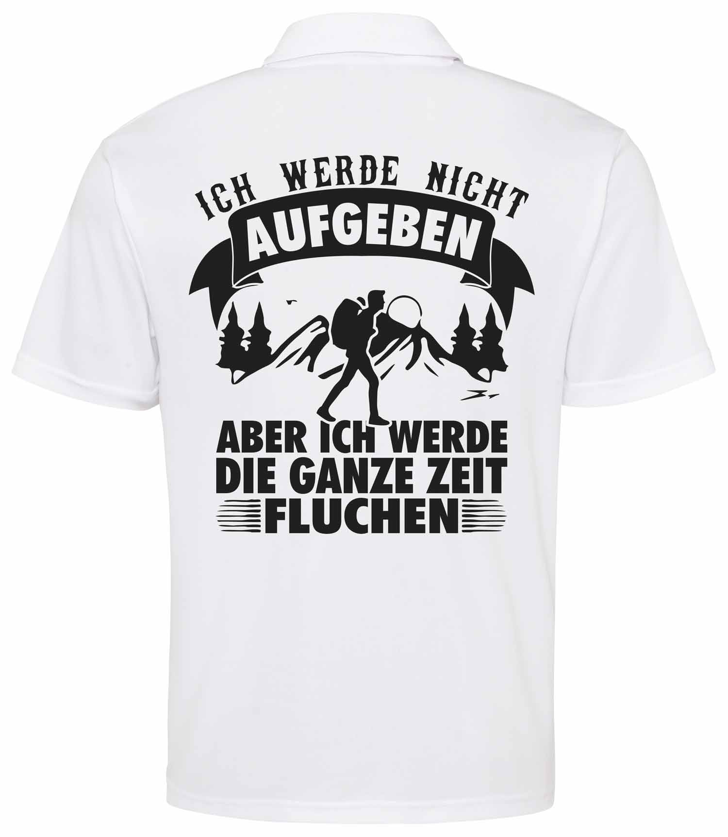Wander-Poloshirt "Nicht Aufgeben, aber fluchen" JC040NA