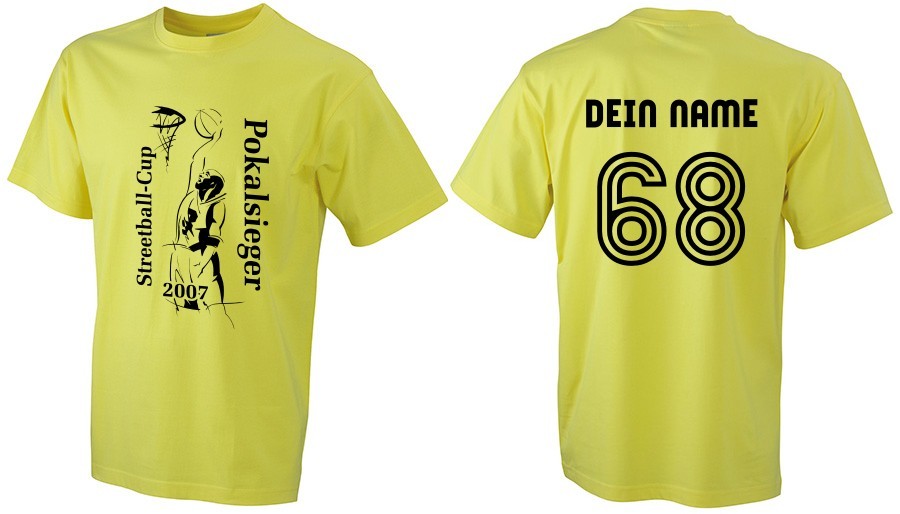 Meistershirt Basketball BASIC mit beidseitigem Druck