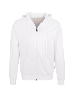 HAKRO Kapuzen-Sweatjacke Premium 605 mit Textdruck