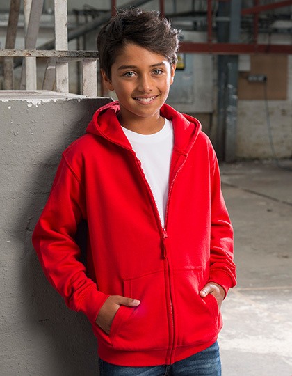 Just Hoods Kinderjacke Kids Zoodie JH050 mit Stickerei