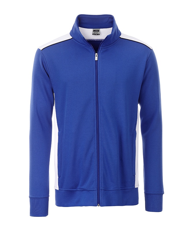 Herren Workwear Sweatjacke Kontrast JN870