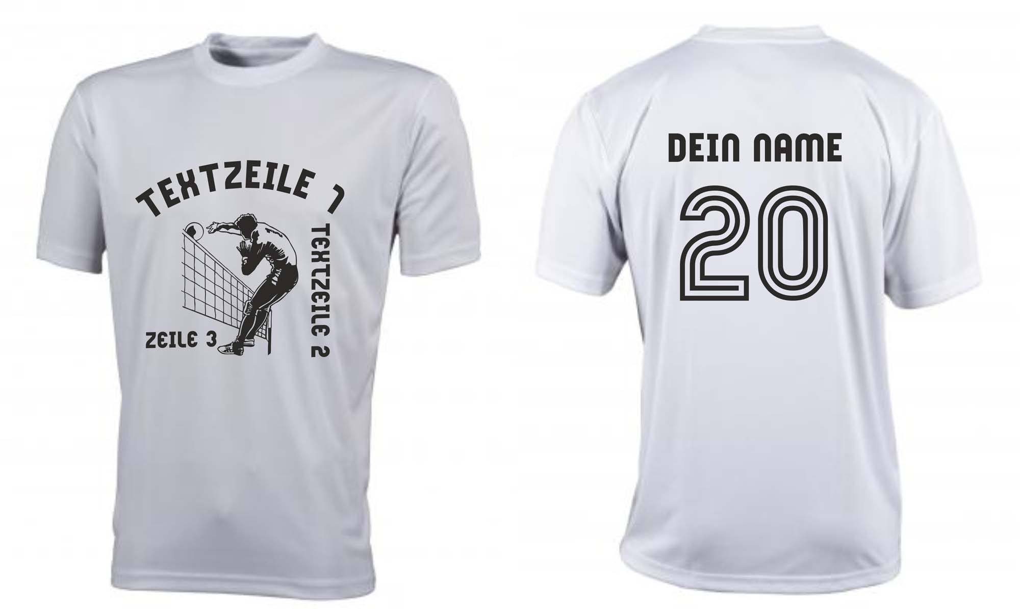 Meistershirt Volleyball ACTIV mit beidseitigem Druck
