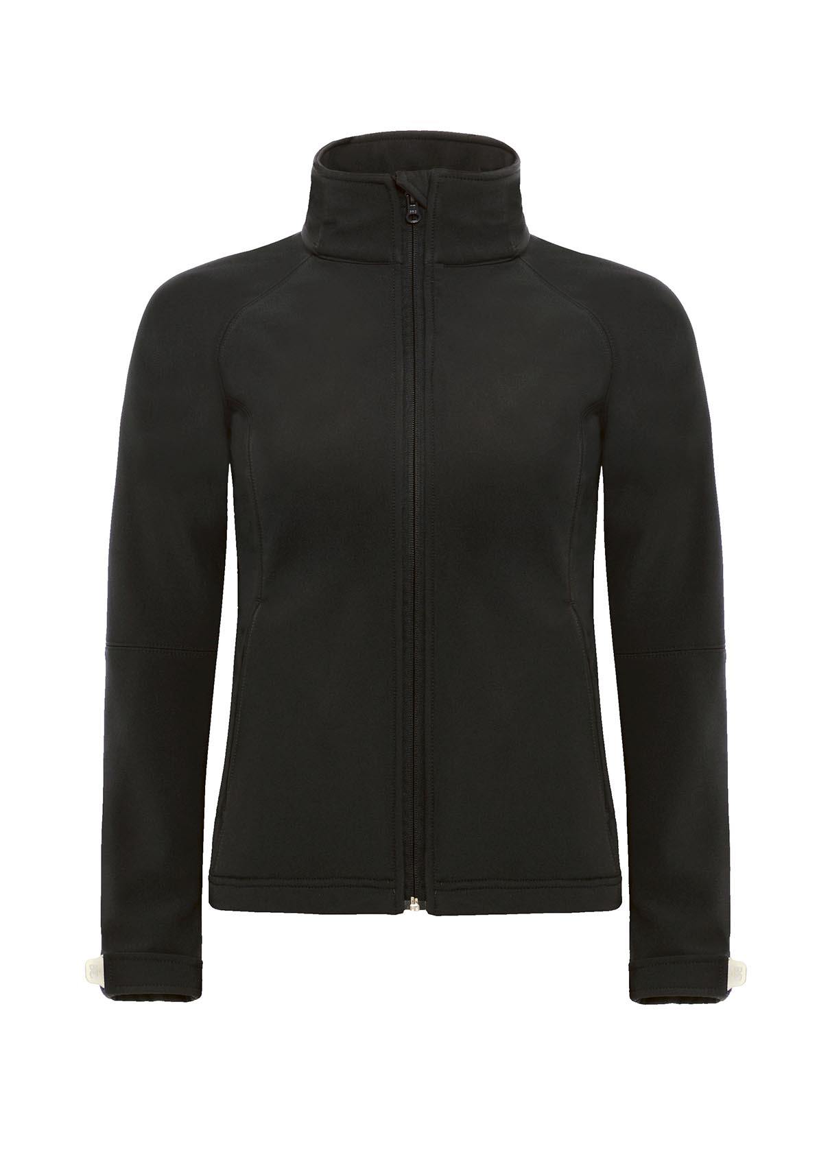 B&C Hooded Softshelljacke Damen JW937 mit Textdruck