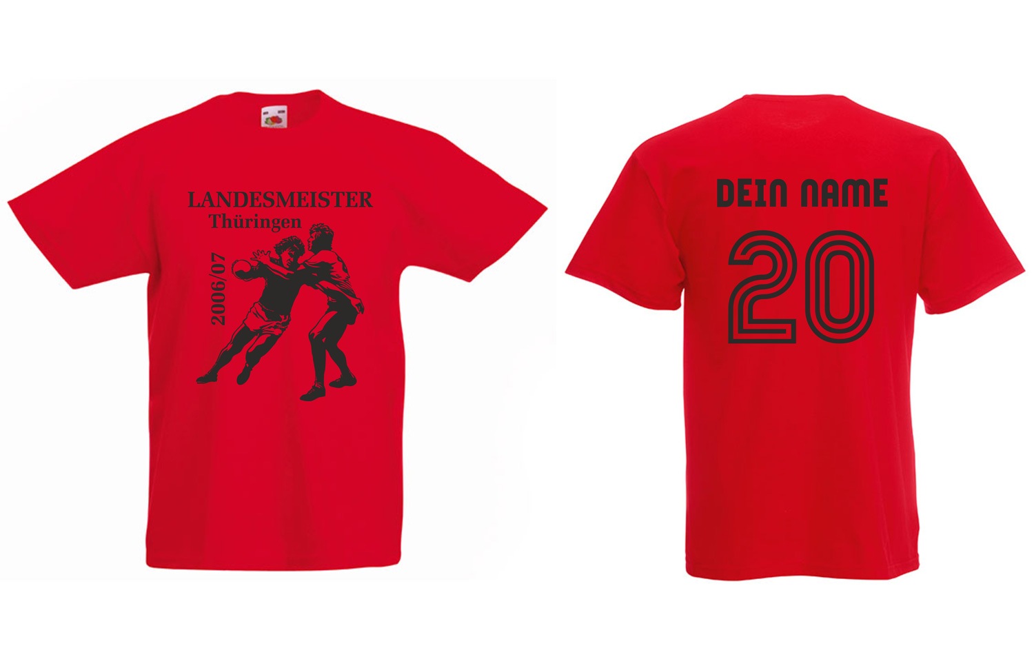 Meistershirt Handball F110 Kids mit beidseitigem Druck