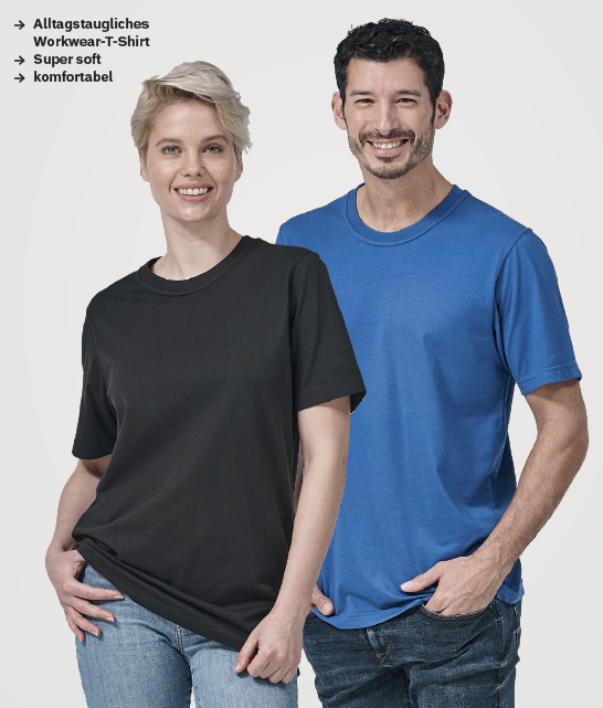 FaPak Workwear Damen-Shirt Rundhals