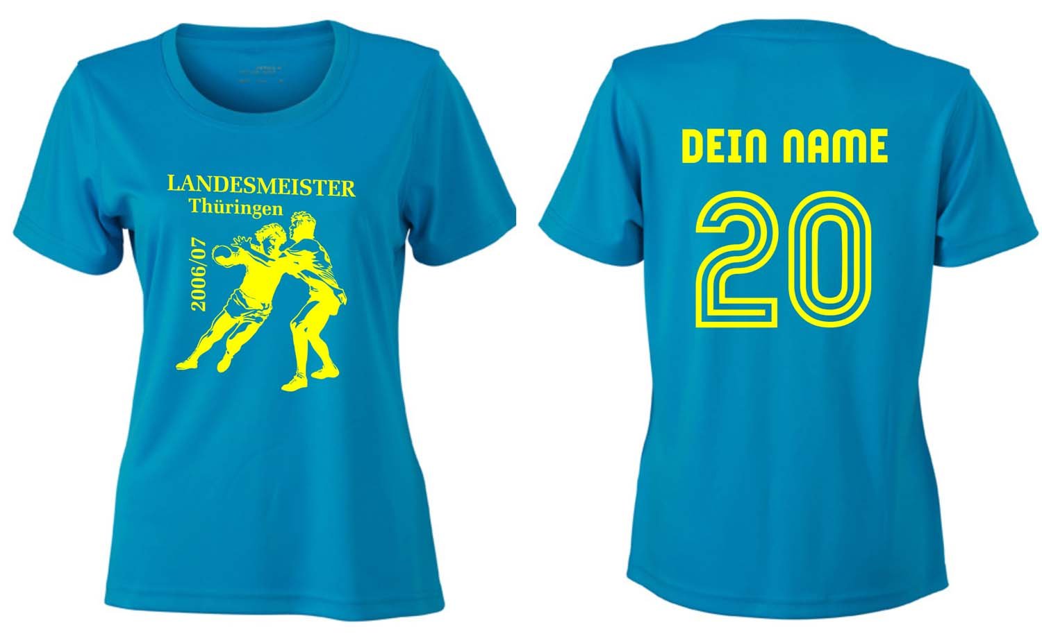 Meistershirt Handball Ladies ACTIV mit beidseitigem Druck
