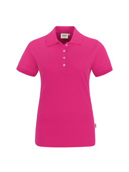 HAKRO Women-Poloshirt Stretch 222 mit Textdruck