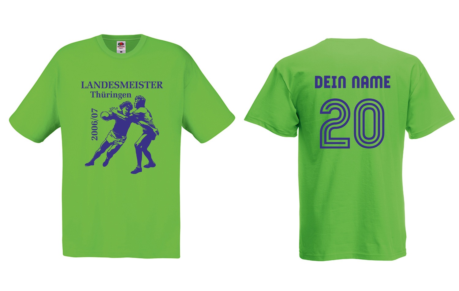 Meistershirt Handball F110 mit beidseitigem Druck
