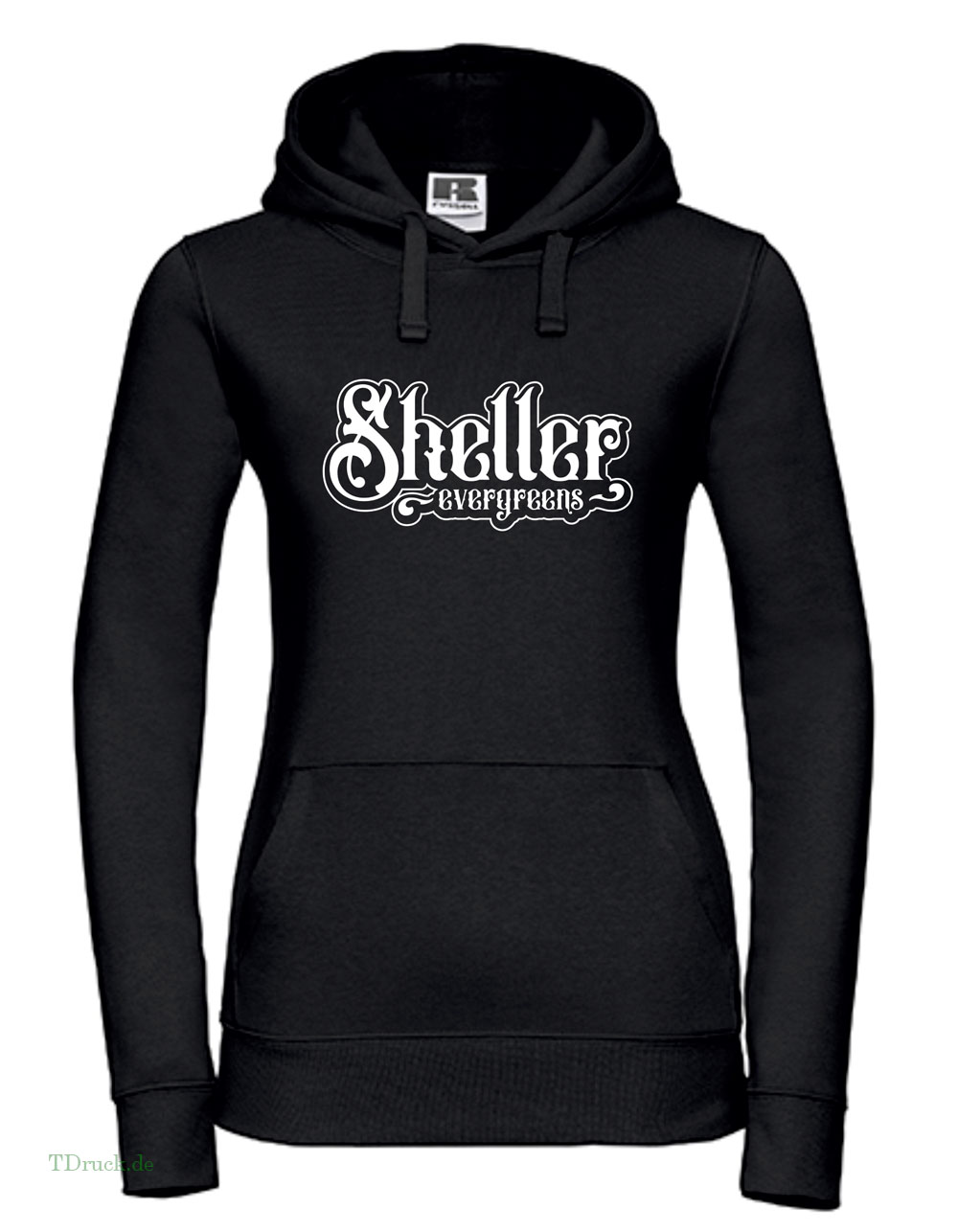 Russel Ladies´ Authentic Hooded Sweat - Sheller Evergreen Kollektion