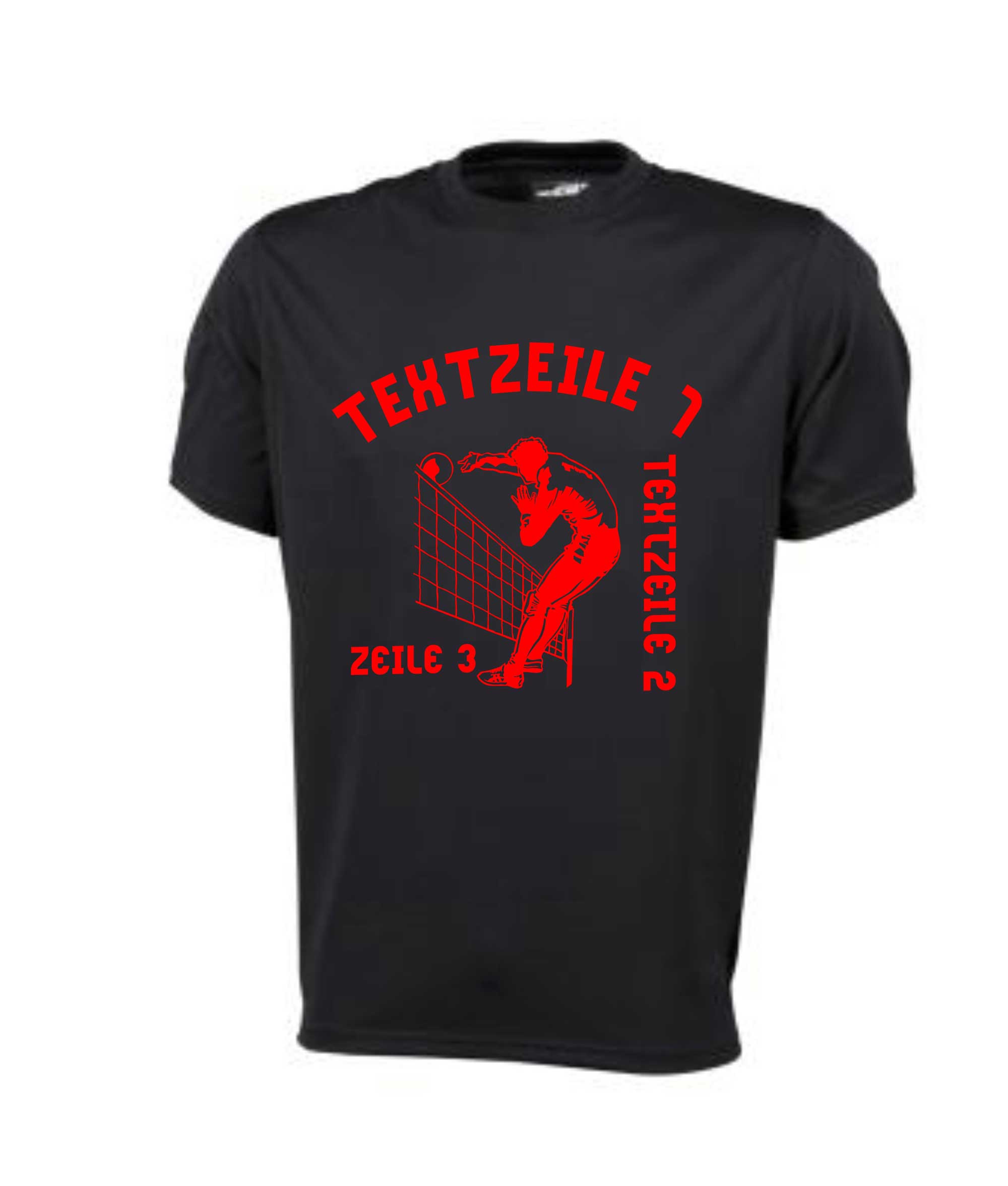 Meistershirt Volleyball ACTIV mit beidseitigem Druck
