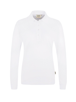 HAKRO Women-Longsleeve-Poloshirt Performance 215 mit Druck