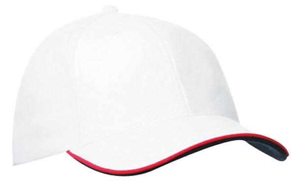 MB Double Sandwich Cap mit Text-Stickerei MB6197
