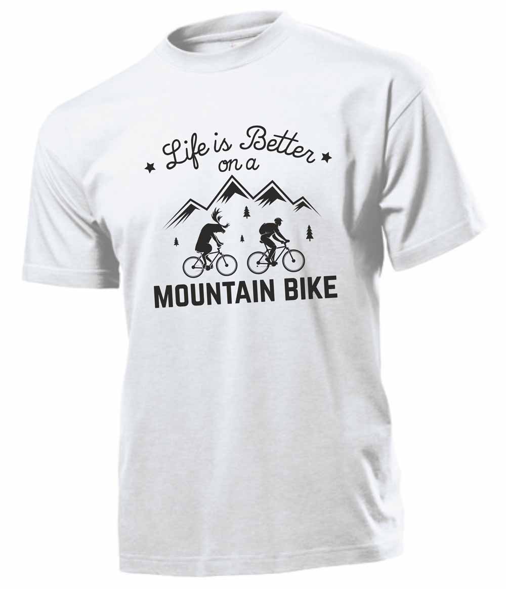 Fun-Shirt - Life is better on a Mountain Bike