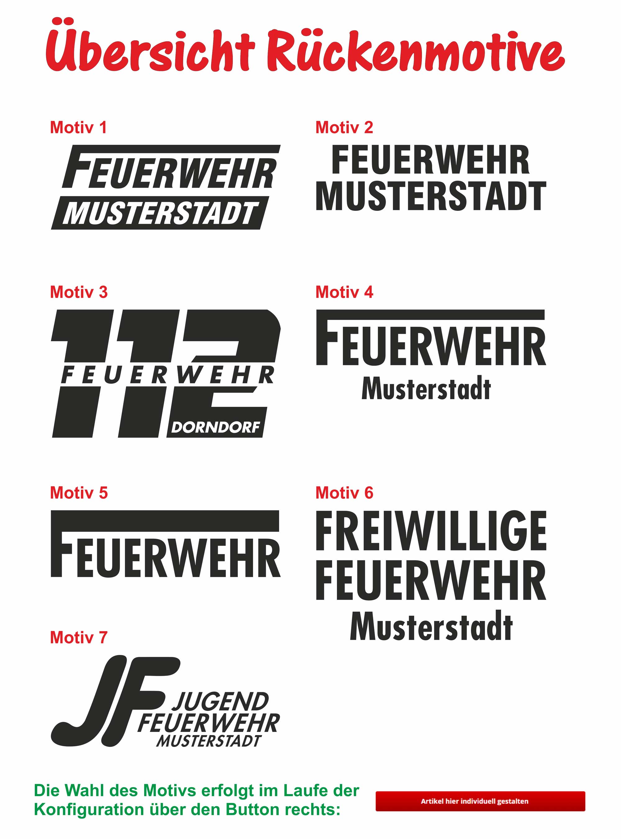 Feuerwehr Hooded-Jacket FP1260FWBL mit Feuerwehr-Logo