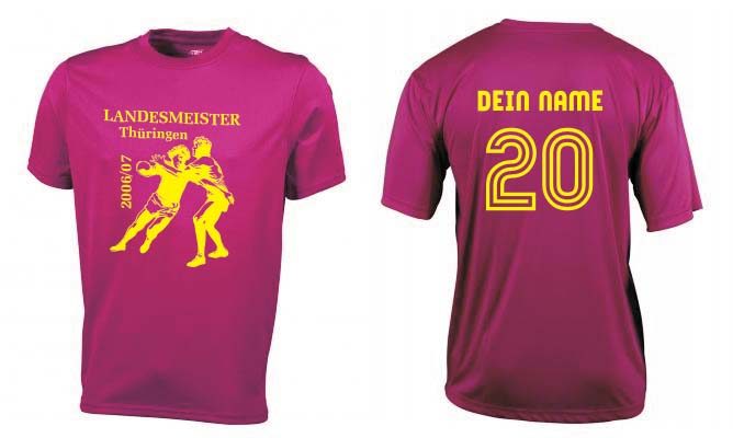 Meistershirt Handball ACTIV mit beidseitigem Druck