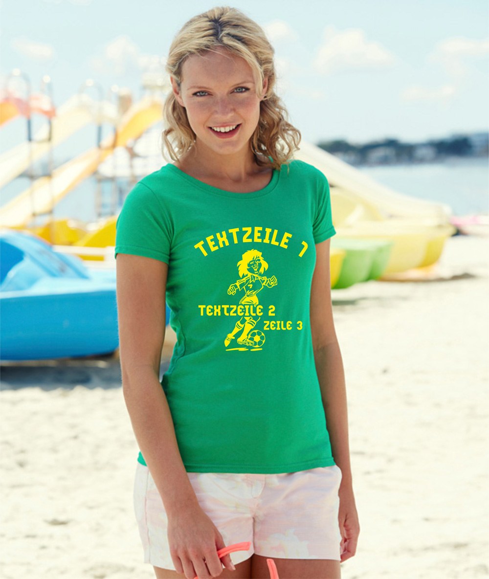 Meistershirt Fußball F111 Ladies mit beidseitigem Druck