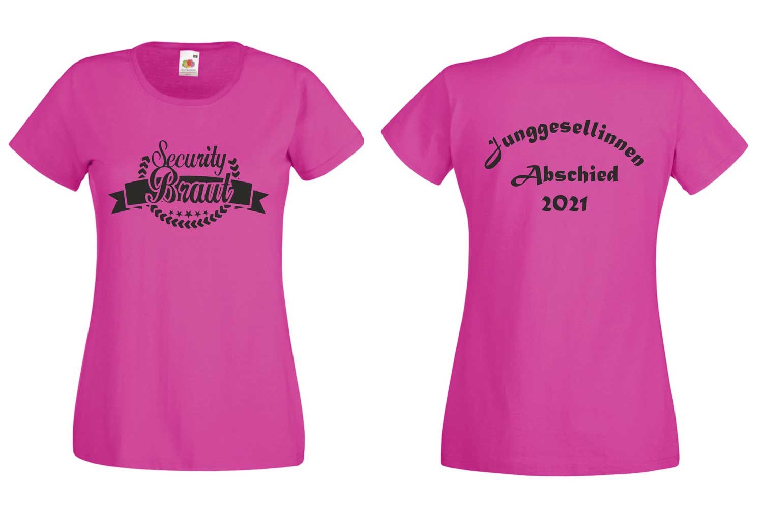 Damen JGA-Shirt "Braut-Security"