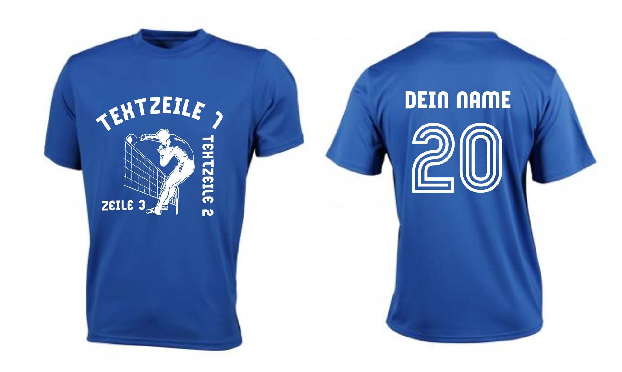 Meistershirt Volleyball ACTIV mit beidseitigem Druck