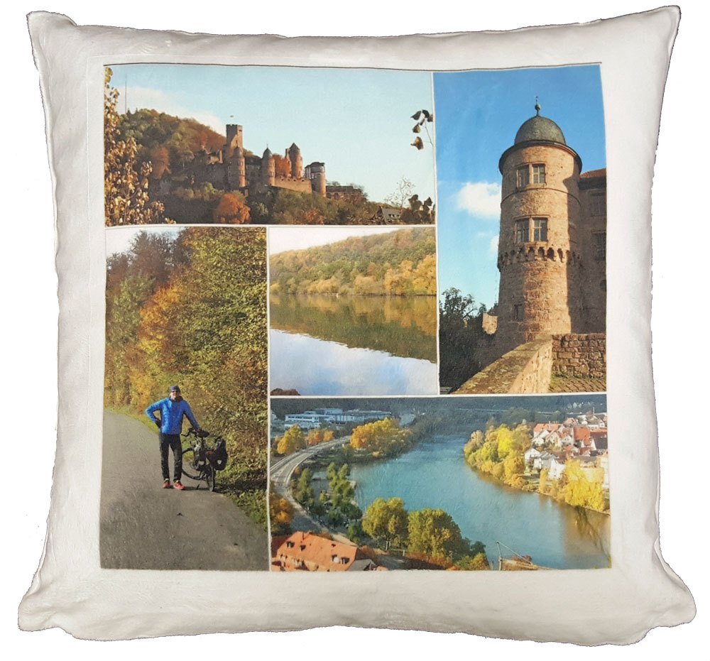 Flauschiges Kuschelkissen mit Fotodruck