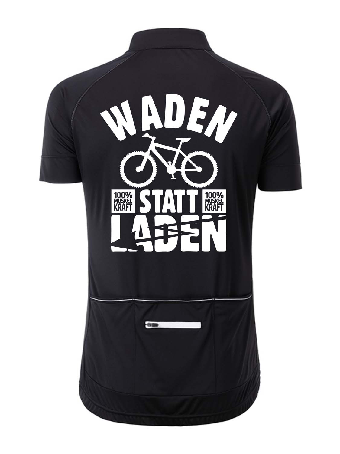 Herren Rad-Trikot Fullzip "Waden statt Laden" JN516WL