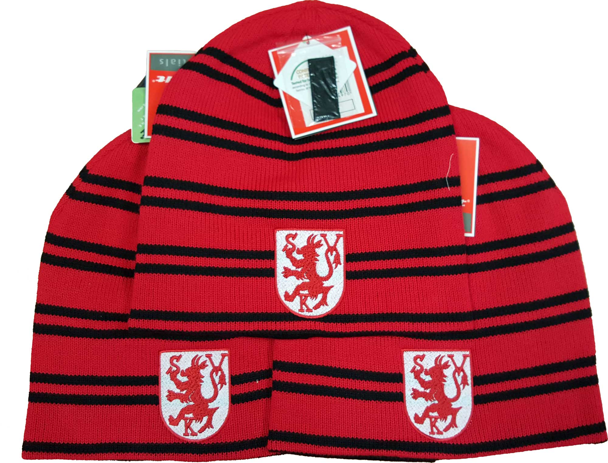 Wendbare Team Beanie mit Logostickerei Result RC354
