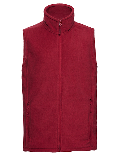 RUSSEL Outdoor Fleeceweste Z8720 mit Textstickerei