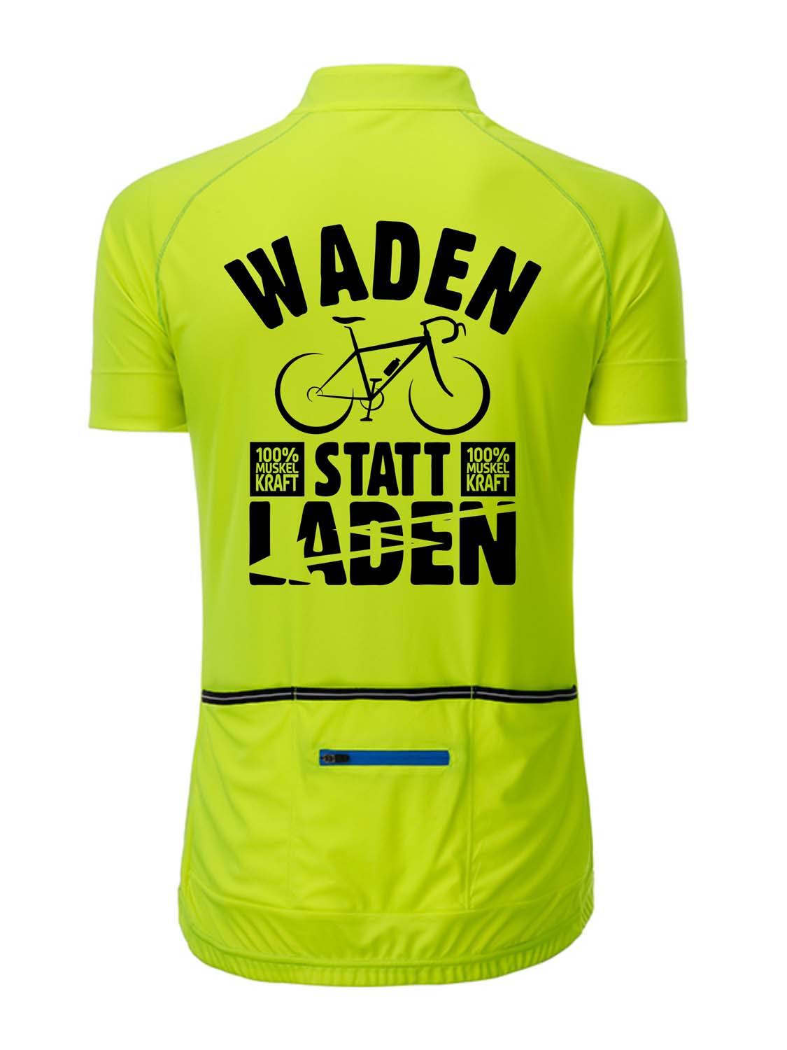Herren Rad-Trikot Fullzip "Waden statt Laden" JN516WL