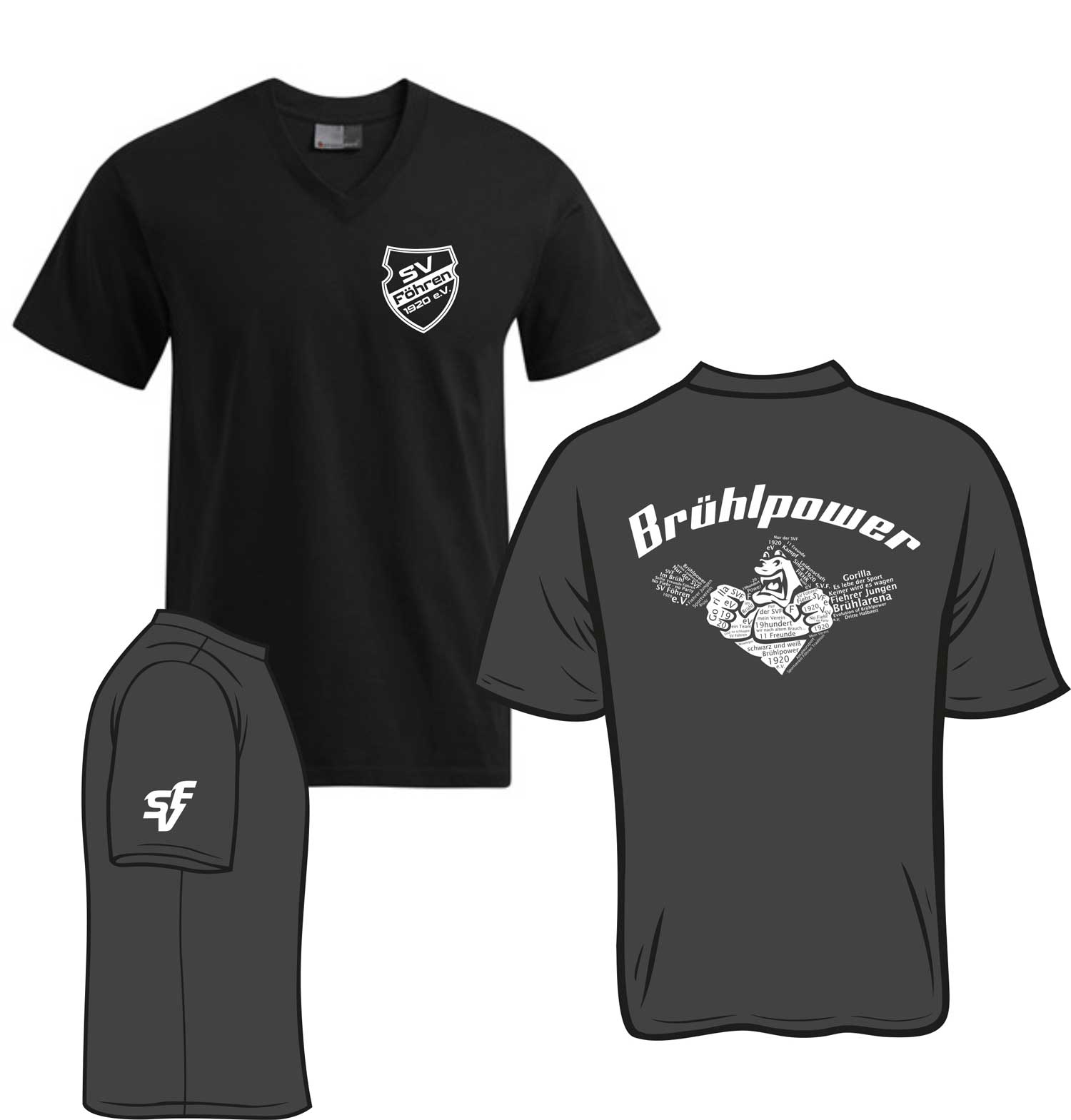 SVF-Shirt "Brühlpower" B&C TM057BP-SVF