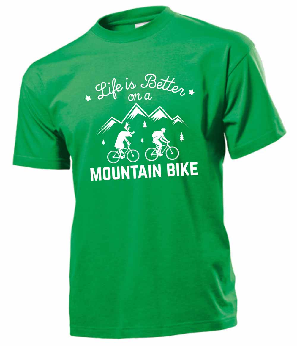 Fun-Shirt - Life is better on a Mountain Bike
