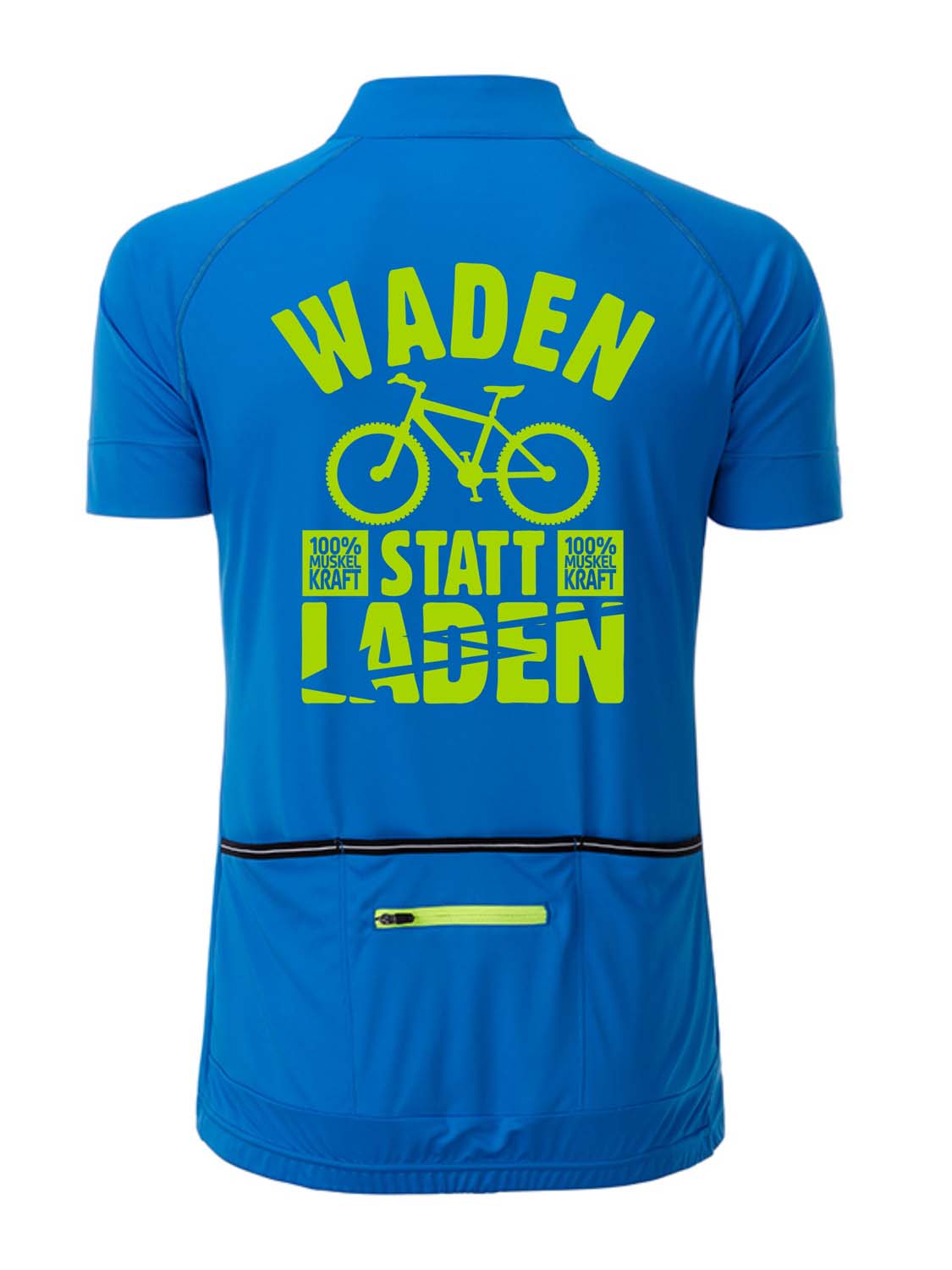 Herren Rad-Trikot Fullzip "Waden statt Laden" JN516WL