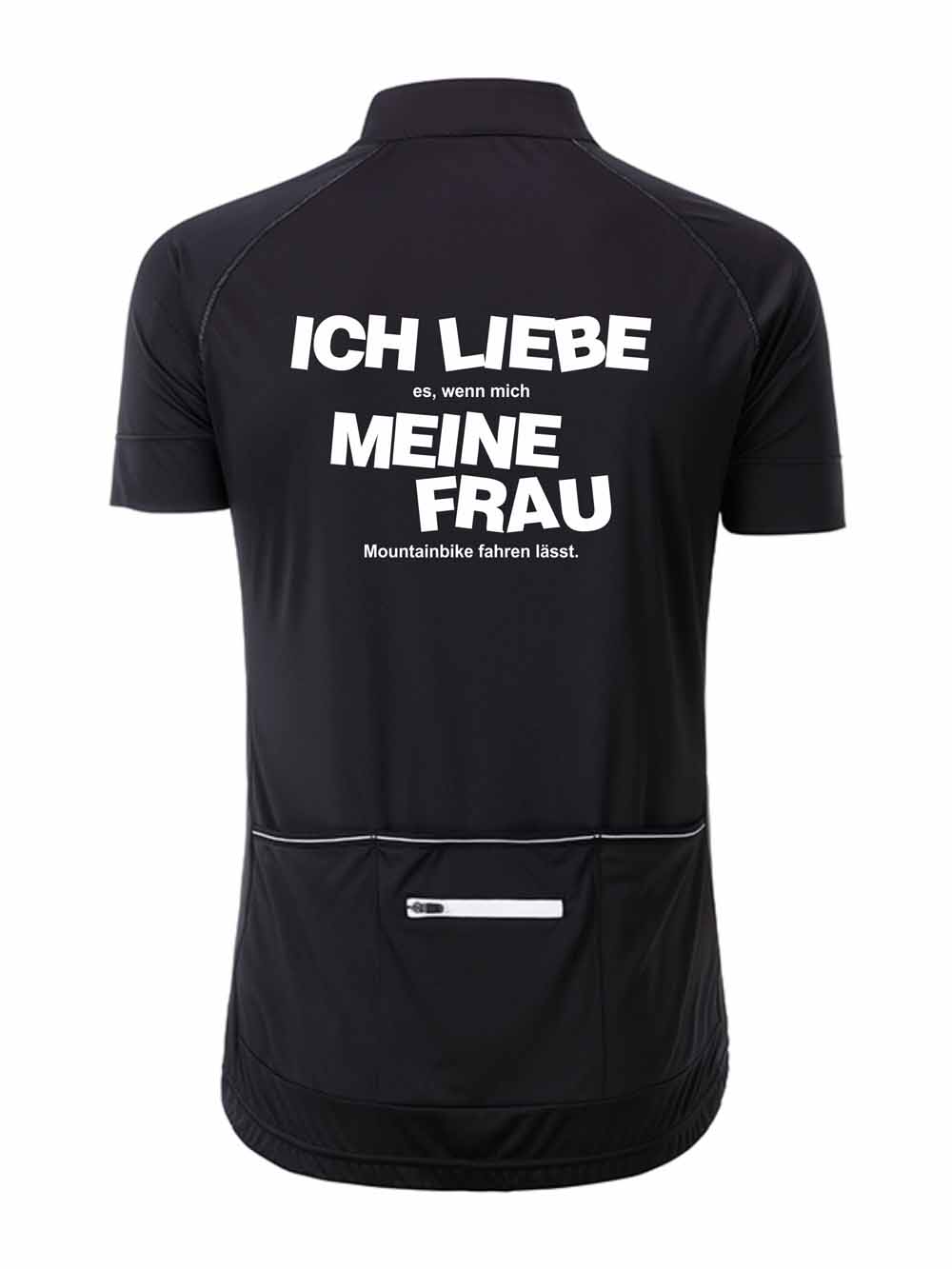 Herren Rad-Trikot Fullzip "Ich liebe meine Frau" JN516IL