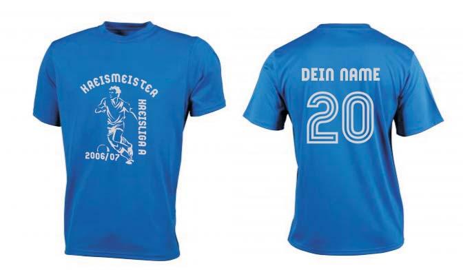 Meistershirt Fußball ACTIV mit beidseitigem Druck