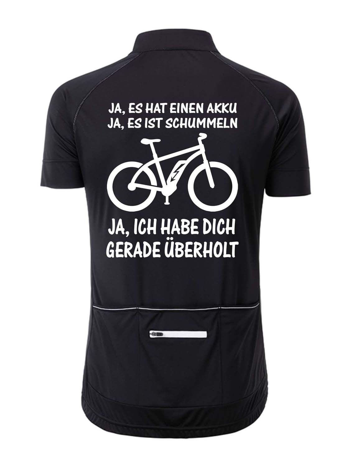 Herren Radshirt "Ja es hat einen Akku" JN514JA