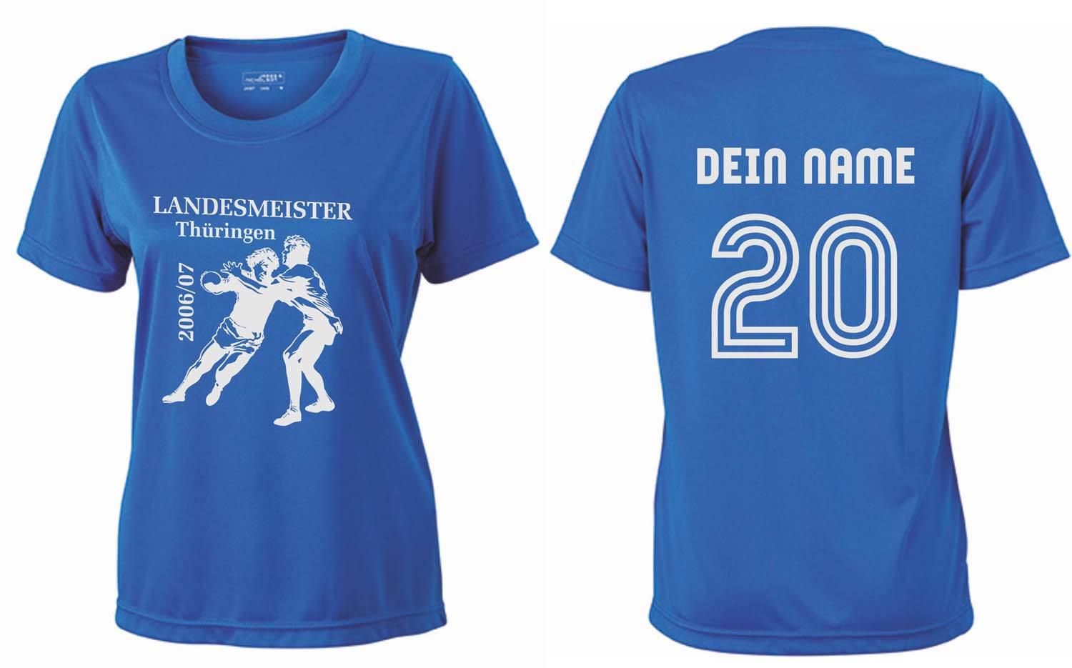 Meistershirt Handball Ladies ACTIV mit beidseitigem Druck