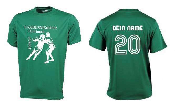Meistershirt Handball ACTIV mit beidseitigem Druck