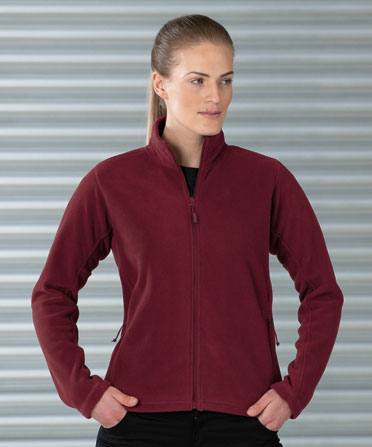 RUSSEL Ladies Outdoor Fleecejacke Z8700F mit Textstickerei