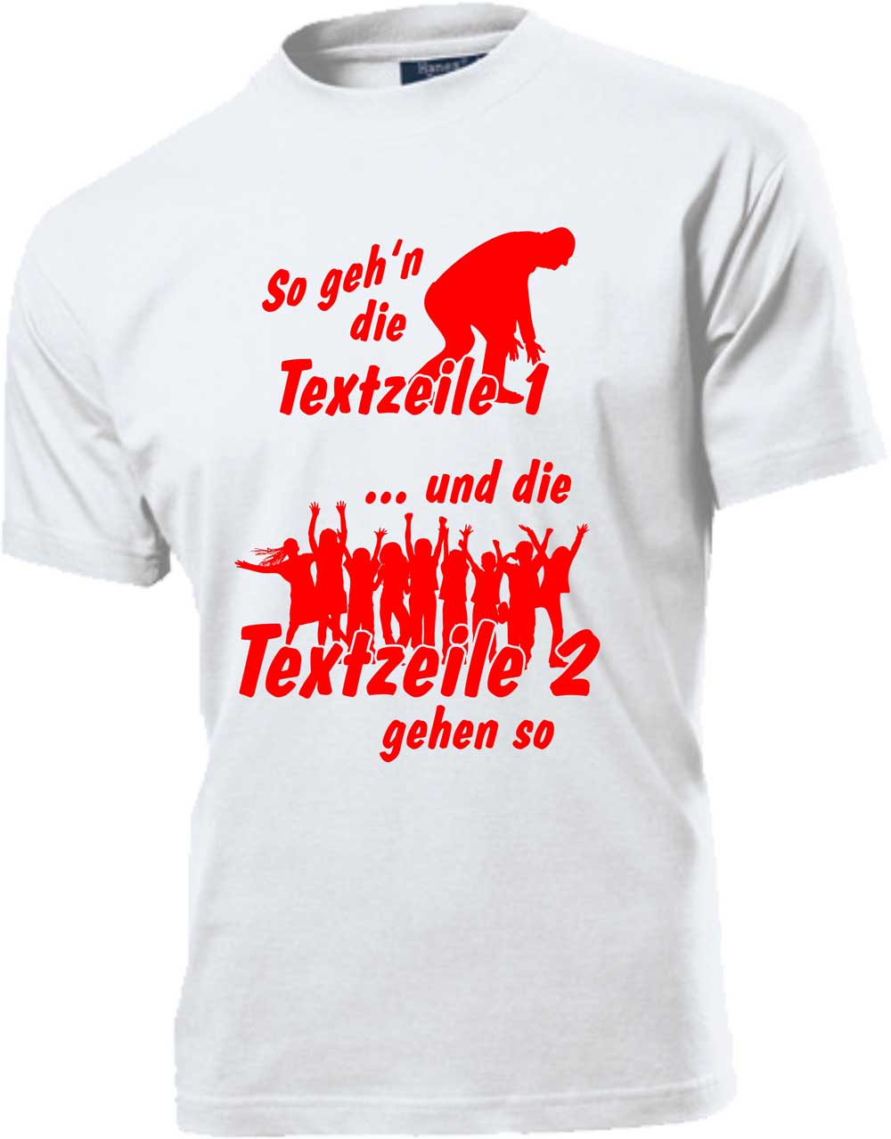 Fun-Shirt SO GEHEN DIE ANDERN