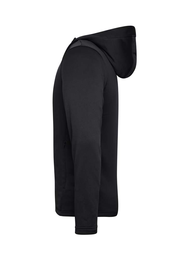 J&N Mens' Sports Zip Hoody Recycled JN532