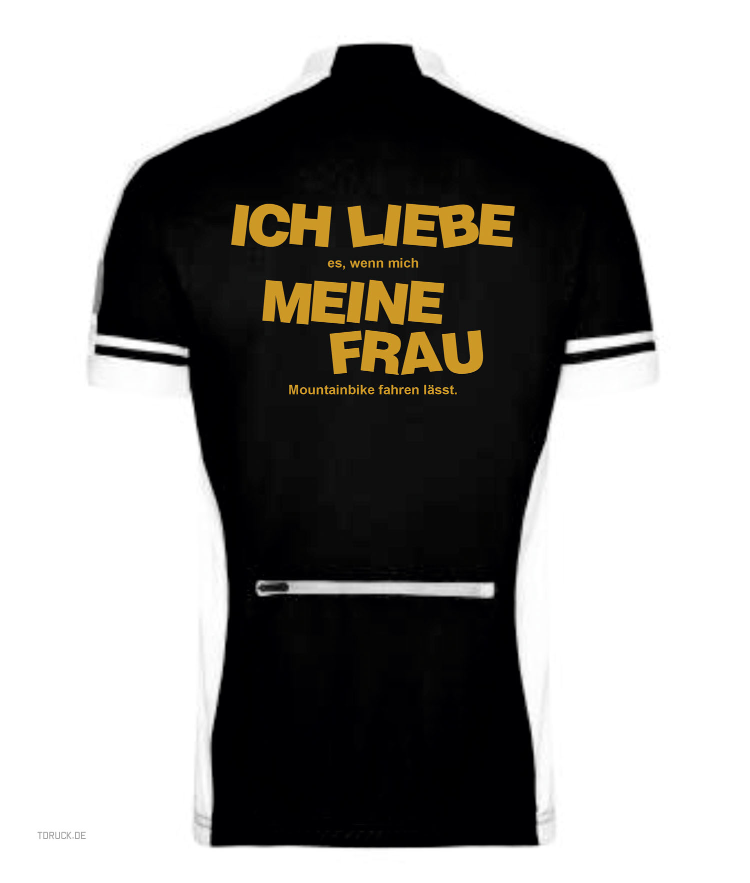 Men's Bike-T Half Zip "Ich liebe meine Frau" JN452IF