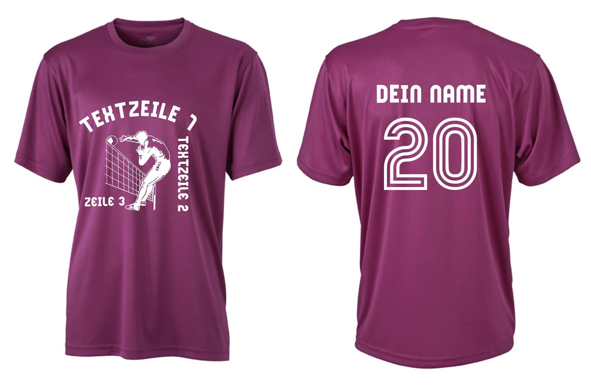 Meistershirt Volleyball ACTIV mit beidseitigem Druck