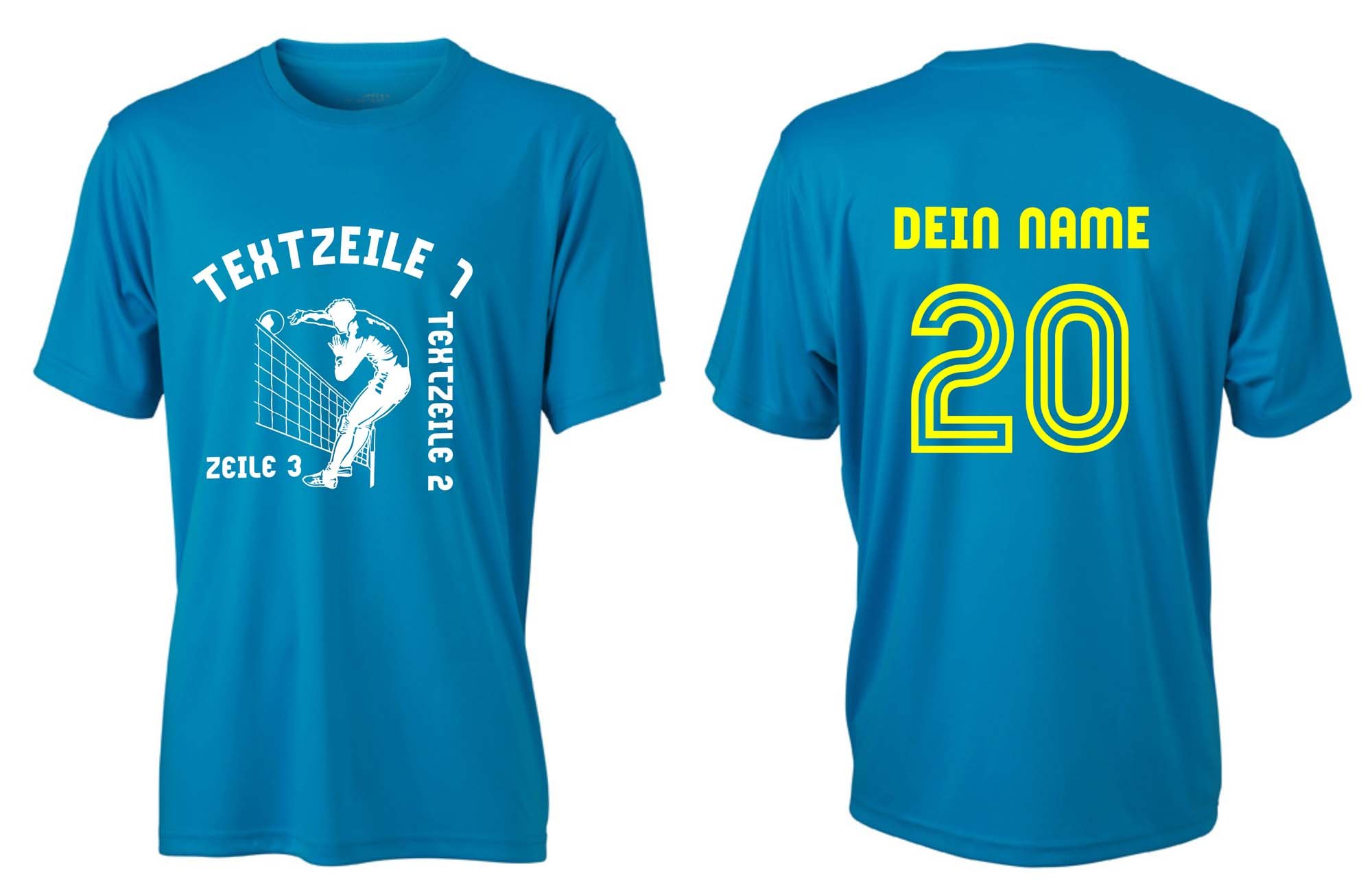 Meistershirt Volleyball ACTIV mit beidseitigem Druck