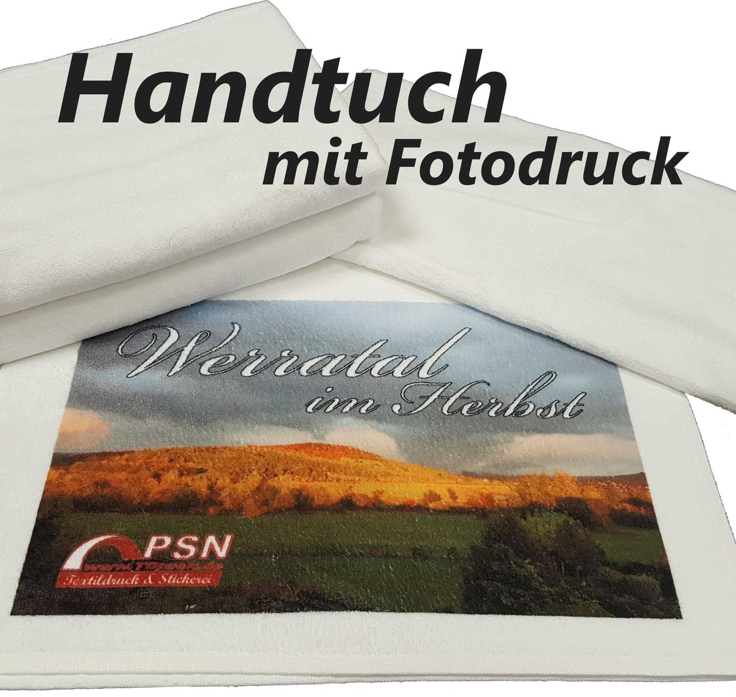Microfaser Handtuch mit Fotodruck bis DIN A3