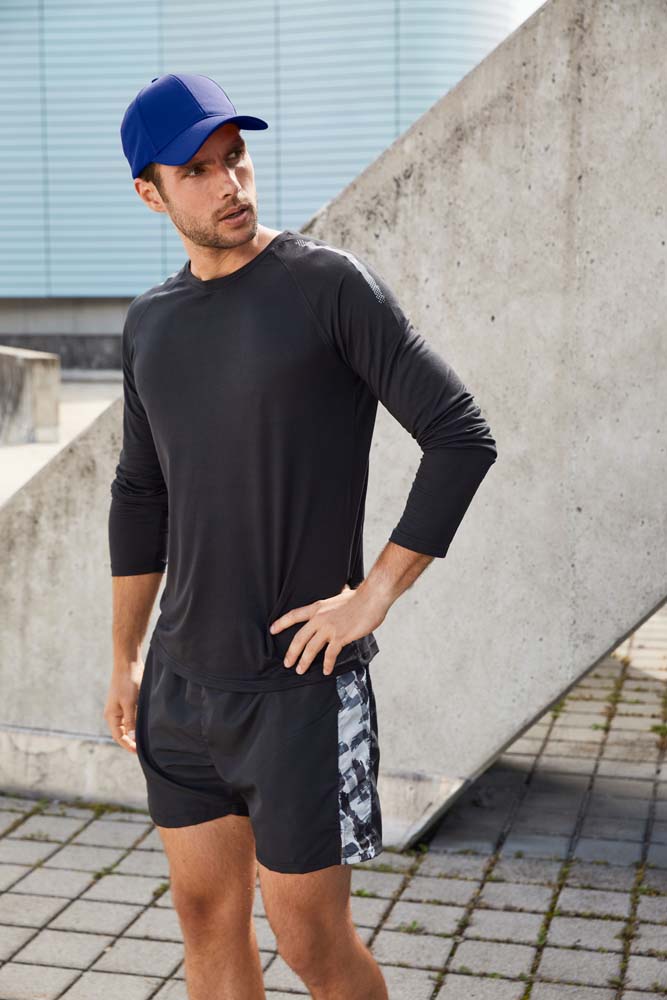 J&N Men's Recycled Sports Longsleeve T JN522