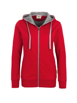 HAKRO Women-Kapuzen-Jacke Bonded 255 mit Textdruck